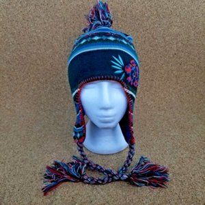 Smartwool 100% Merino Wool Nordic Hat with Ear Flaps Unisex ~RARE